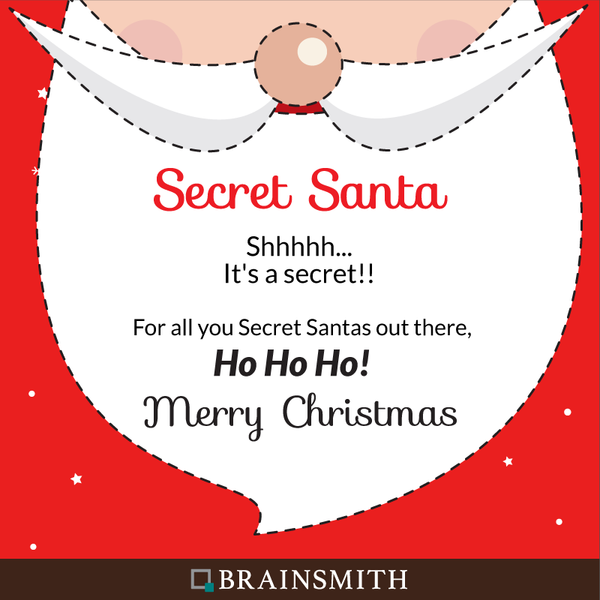 Shhhhhh.... It’s a secret!!
