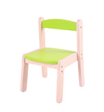 sturdy and colourful kids furniture chair wood