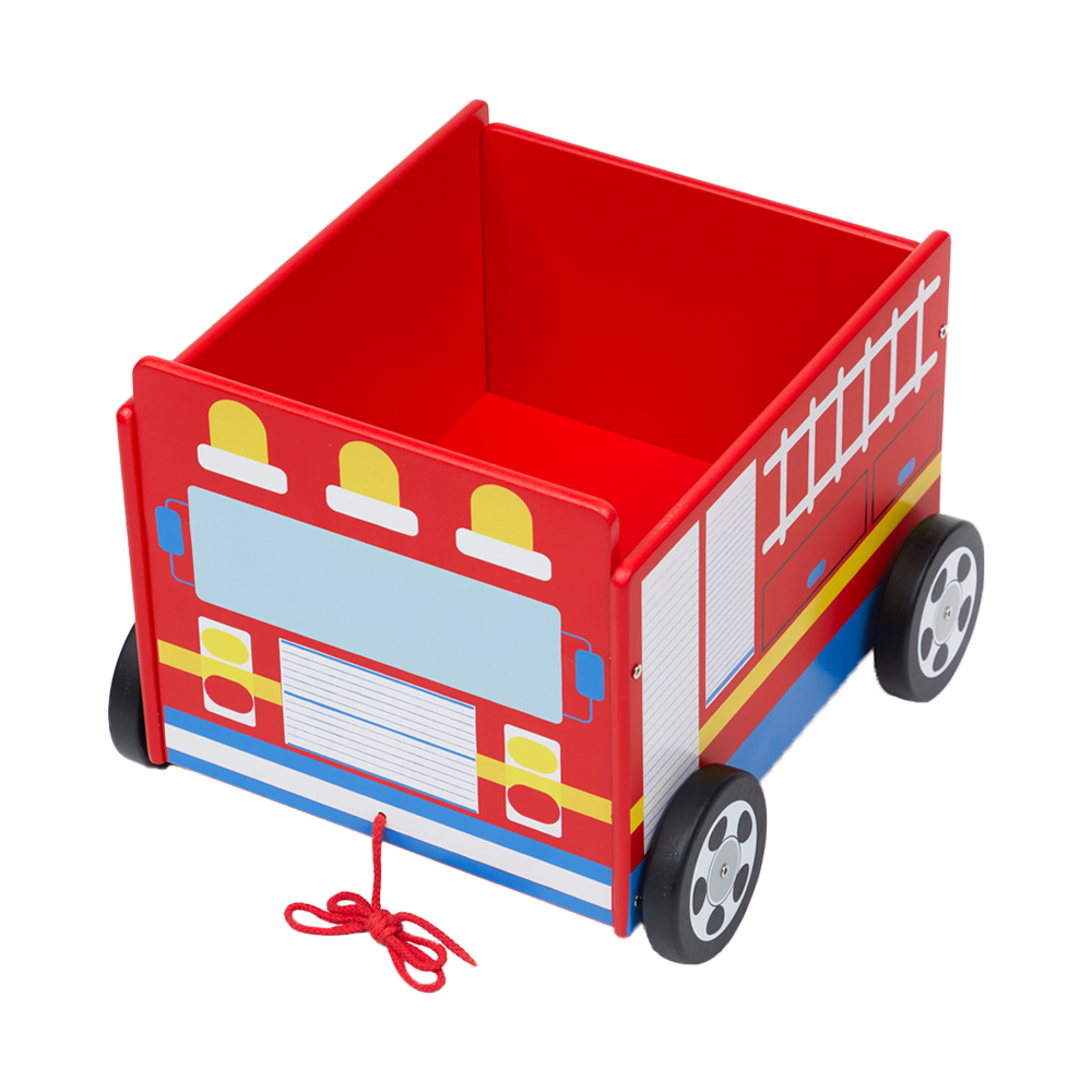 fire truck toy pull along