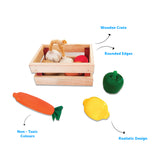 wooden vegetables for baby toddler