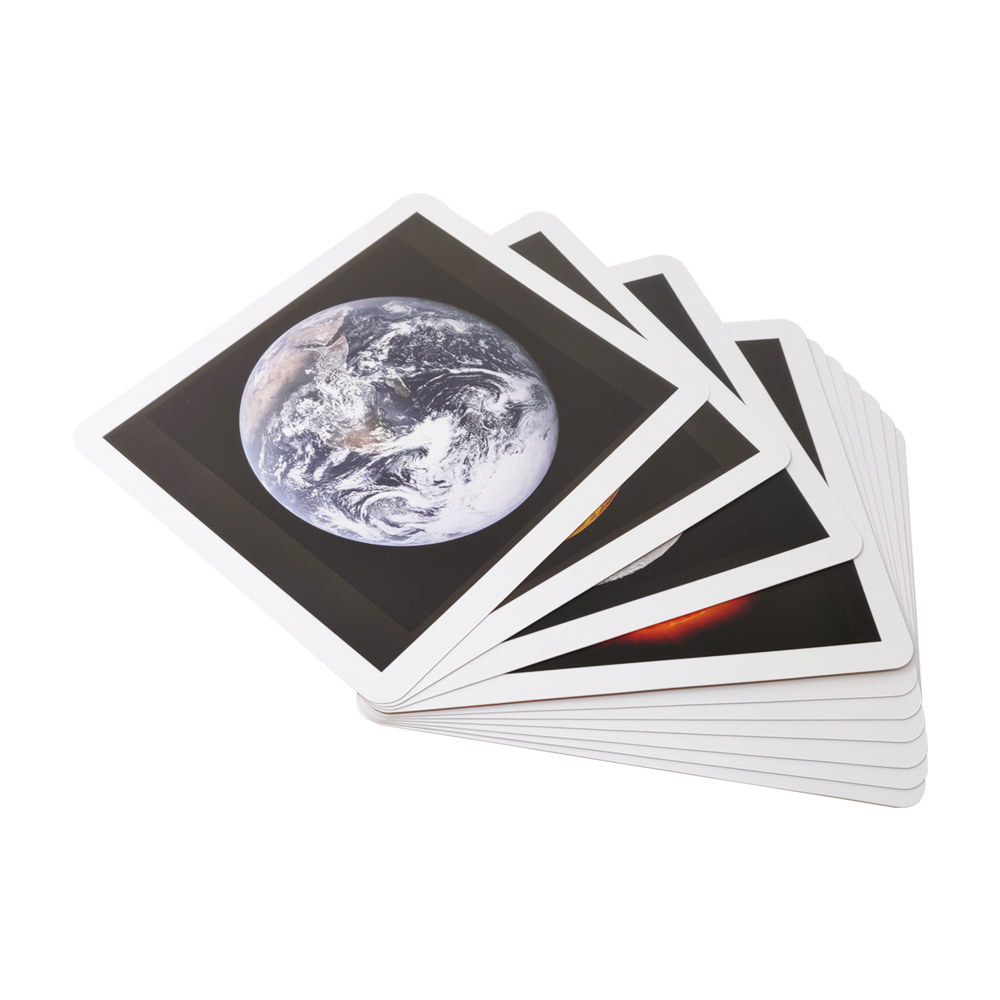 solar system flashcards learning kit