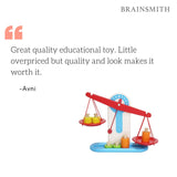 wooden toy balance scale preschool