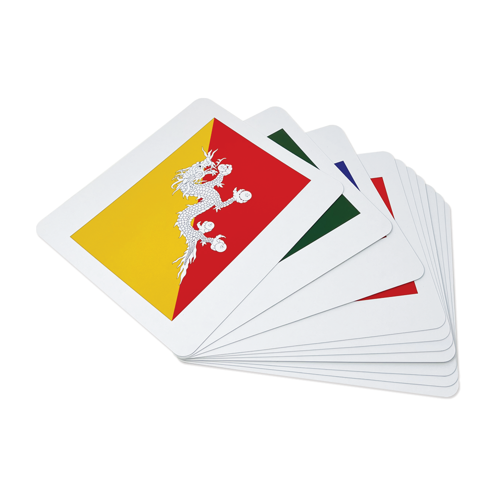 world countries national flags flashcards