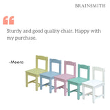 colourful wooden chairs for toddlers, preschools and day care centres