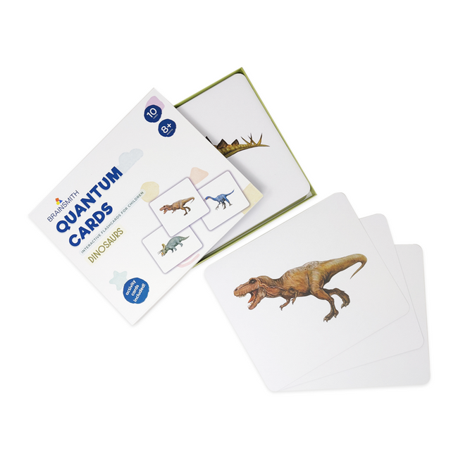 dinosaurs learning flash cards
