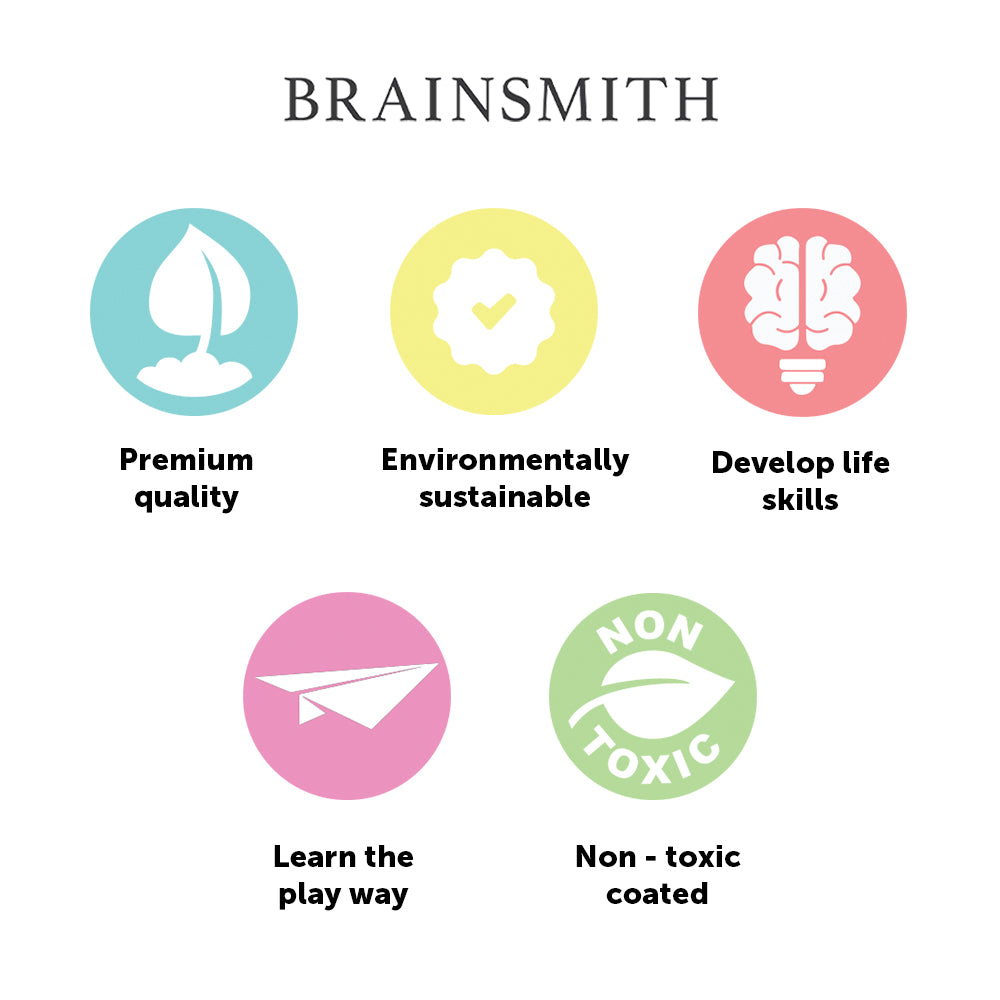 Brainsmith swoora wooden rattle toy set