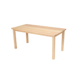 kids rectangular wooden activity table. brainsmith