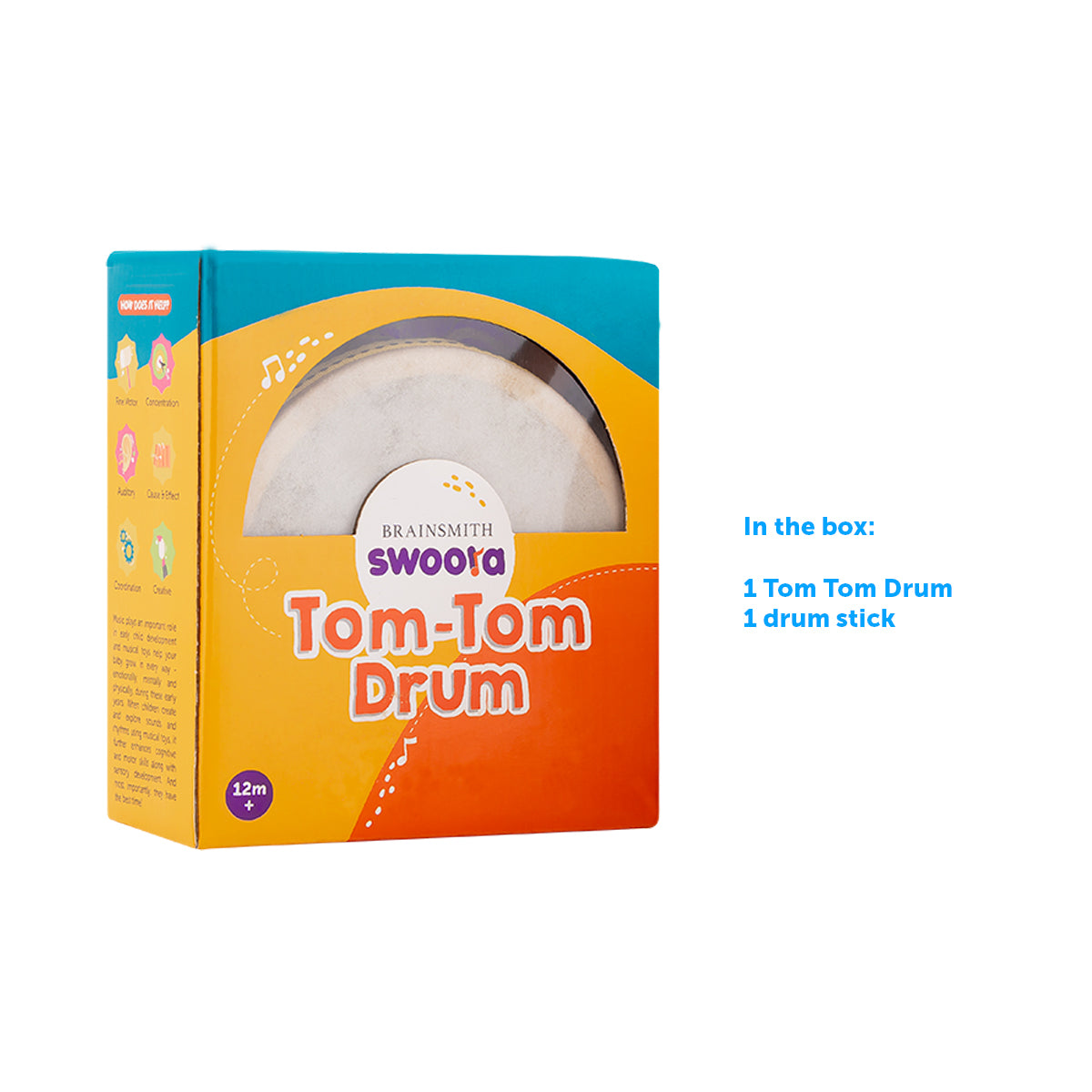 brainsmith music toys drum toy