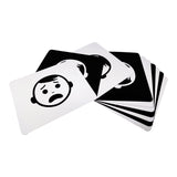 black and white infant flash cards