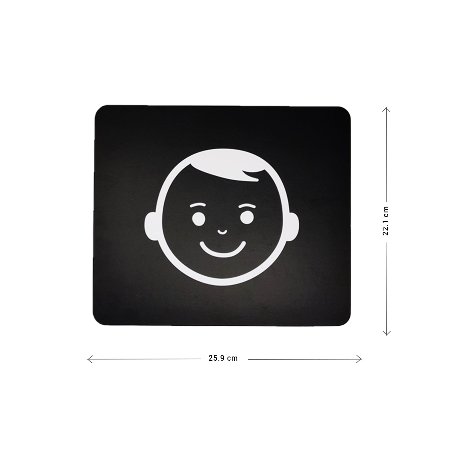 black and white laminated flashcards for babies