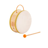 wooden kid's drum toy