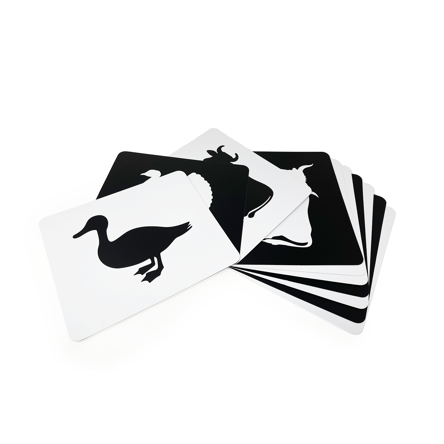 high contrast flashcards for newborn baby