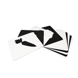 black and white high contrast flashcards for new born baby