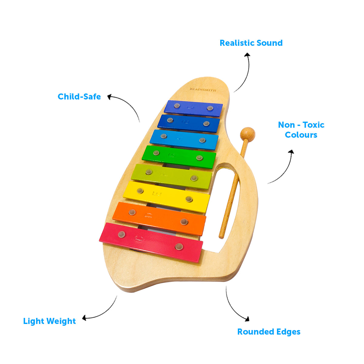 wooden xylophone for kids and toddlers