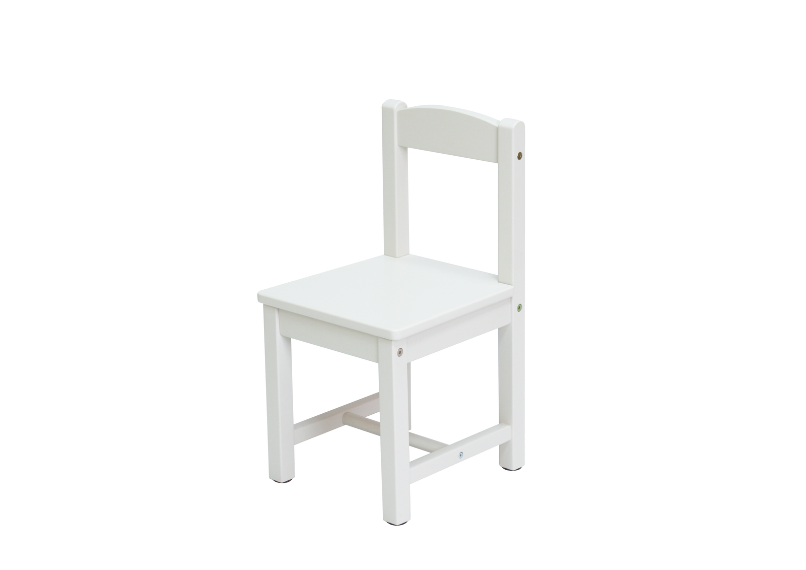 white wooden chair for toddlers with leg rest