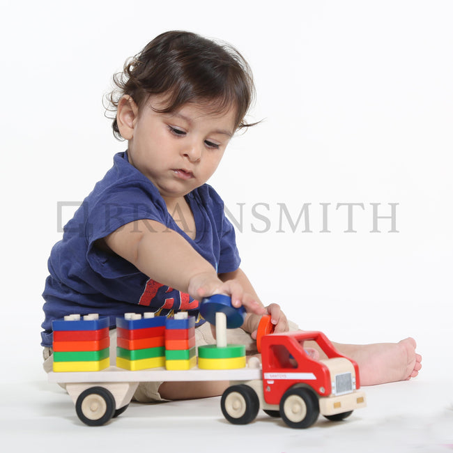 wooden toy truck for kids